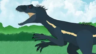 DinoMania - Indoraptor vs Indominus | Godzilla Megalodon Spinosaurus and T-Rex | Dinosaurs battles