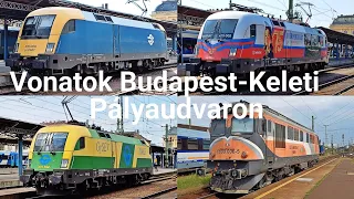 Vonatok Budapest-Keleti Pályaudvaron