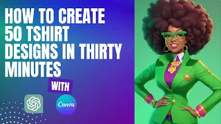 Elevate Your T-Shirt Designs: Explore Bulk Creation with ChatGPT and Canva