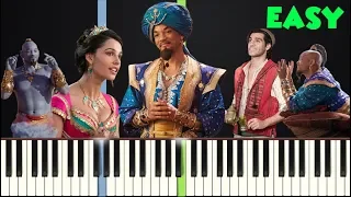 Aladdin 2019 (All Songs) | EASY PIANO TUTORIAL by Betacustic