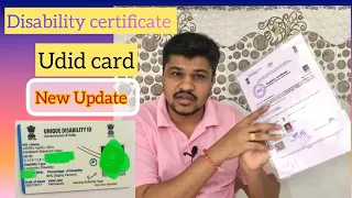 Disability Certificate And UDID Card New Update | #swavlambancard  #disablitycertificate