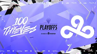 100 vs C9 | Upper Bracket Semifinals | LCS Summer Split | 100 Thieves vs Cloud9 | Game 3 (2022)