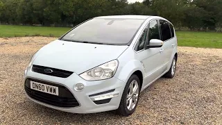 2011 Ford S-Max 2.0 TDCi Titanium 5dr 71350 miles Diesel Manual MPV 7 Seats White 2 owners Car