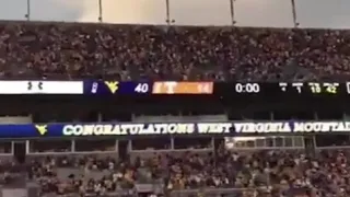 West Virginia Football Fans Sing “Take me Home Country Roads” After Win Vs. Tennessee