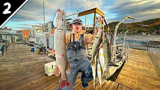 Overnight HOUSEBOAT CAMPING Beneath A MASSIVE SPILLWAY!!! (Best Dam Float Show Pt. 2)