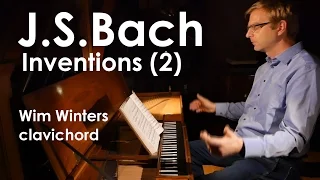 J.S.Bach :: Inventions n°4-6 BWV 776-778:: Wim Winters, Clavichord