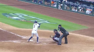 Marwin Gonzalez (designated for assignment by Red Sox) at bat...ALDS...Astros vs. Indians...10/6/18