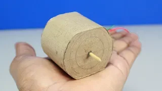 How to Make a DC Motor at Home Easily - Cardboard DC Motor