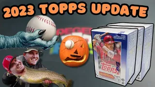 ULTRA RARE! 2023 Topps Update Blaster Box Halloween Rip!