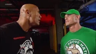 The Rock and John Cena look to Royal Rumble 2013: Raw, July 23, 2012