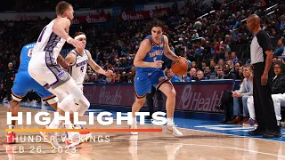 OKC Thunder vs Sacramento Kings | Game Highlights | February 26, 2023