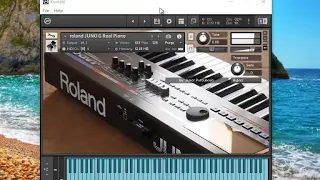 Real piano Roland JUNO G // para kontakt 5 Y 6