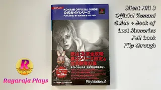 Silent Hill 3: Konami Official Guide + Book of Lost Memories.  Full book flip through every page.