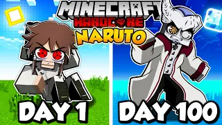 I Survived 100 DAYS as an OTSUTSUKI in Naruto Minecraft!