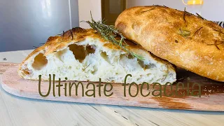 Ultimate Focaccia (poolish method) #homebaking #focaccia #baking