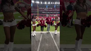 Trying to dance with NFL cheerleaders #shorts #NFLCreatorOfTheWeek #NFLPartner @MattandAbby