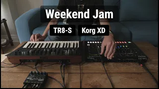 TR8-S + Korg XD Weekend Jam + Sinevibes Dense | 4K
