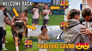 HE'S BACK 😍 PABLO GAVI BACK TO TRAINING AT BARCELONA 🔥 BARCELONA NEWS TODAY!