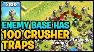 Who Can Survive This Difficult Trap on COC? Trap VS Troops #1 Clash Of Clans