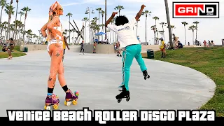 Venice Beach Roller Disco Plaza with Bounce, Rock, Skate, Roll by Vaughan Mason & Crew Full Video