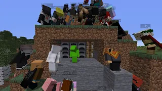 Dream's Minecraft Speedrunner VS 50 Hunters Be Like