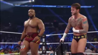 Big E. Langston Saves CmPunk and John Cena Smackdown
