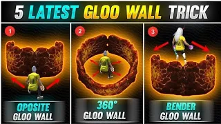 Fastest Gloo Wall On Mobile Like Other Server Players | Very Fast Gloo Wall tricks Telugu 🤔