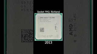 Эволюция процессоров AMD на socket FM2 #amd #cpu #socket
