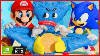 Huggy Wuggy Vs Mario and Sonic Squid Game Challenge Animation #8