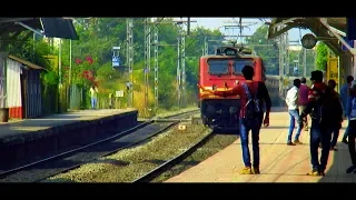 Crazy boys asking for a lift from train | Pune - Bhusawal - Pune Express