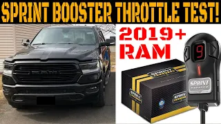 Ram 1500 Sprint Booster Throttle Test (2019+)
