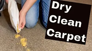 How To Dry Clean Carpet At Home | How to Clean Sisal Carpet