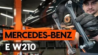 Как заменить заднюю тягу стабилизатора MERCEDES-BENZ E (W210) [ВИДЕОУРОК AUTODOC]