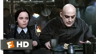 The Addams Family (3/10) Movie CLIP - Dinner Conversation (1991) HD