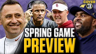 College Football Spring Game Preview | Michigan, USC, Texas, Florida State