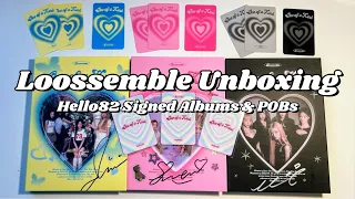 Loossemble One of a Kind Album signed Album Unboxing | all three versions and preorder benefits