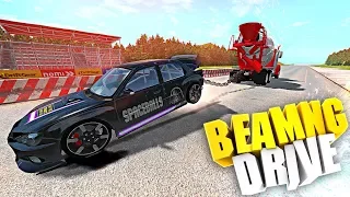 ПЕРЕТЯГИВАНИЕ ЦЕПИ(КТО КОГО?) - BeamNg.Drive