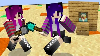 Minecraft: Treasure Hunt Simulator Challenge! | Janet and Kate