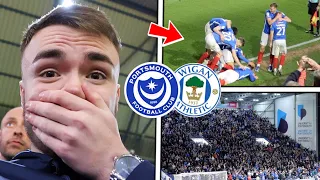 PORTSMOUTH vs WIGAN ATHLETIC | 3-2 | UNBELIEVABLE SCENES AND LAST MINUTE WINNER AT FRATTON!