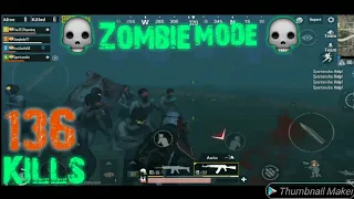 136 KILLS in Zombie Mode of PUBG Mobile | Zombie Mode in PUBG Mobile Gameplay