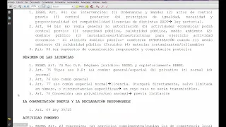 Esquema T-10 especial: Acción administrativa. Control y subvenciones