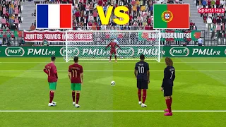 France vs Portugal - Penalty Shootout 2023 | Ronaldo vs Mbappe | eFootball PES Gameplay