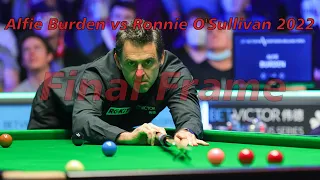 Final Match of Ronnie O'sullivan Vs Alfie Burden 2022 Championship League ‒  Final Frame