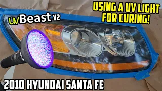 How to use a UV Light for Headlight Curing | uvBeast v2 UV Light