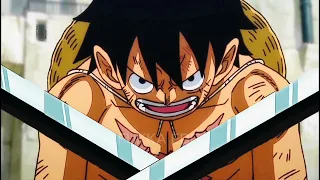 Luffy execution / one piece | who is  protecting Luffy?