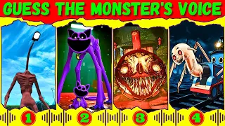 2024 Guess Monster Voice Light Head, CatNap, Choo Choo Charles, Spider Thomas Coffin Dance