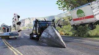 GTA 5 CRAZY PHANTOM WEDGE CRASHES Part.2 - SUPER CINEMATIC PICTURE ON SLOW MO ep.13