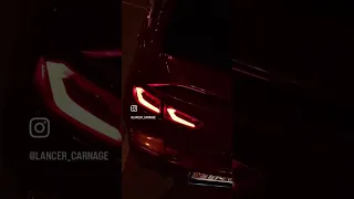 Lancer X фонари с анимацией