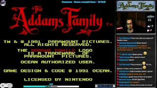 The Addams Family прохождение (U) | Игра (SNES, 16 bit) 1992 Стрим RUS