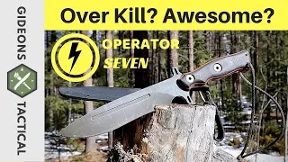 Over Kill Or Awesome? TOPS Knives Operator 7